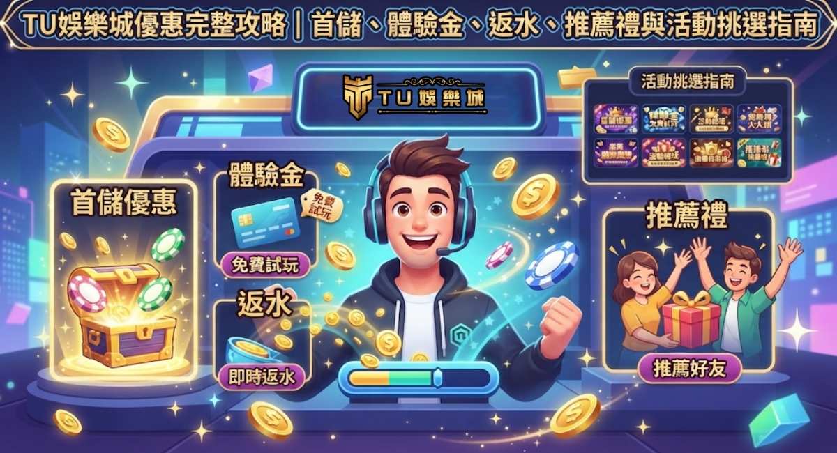 TU娛樂城優惠完整攻略
